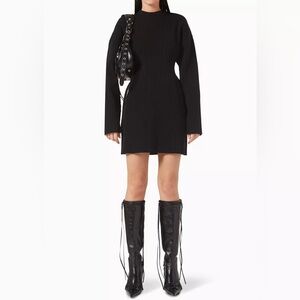 Balenciaga Hourglass Ribbed Knit Mini